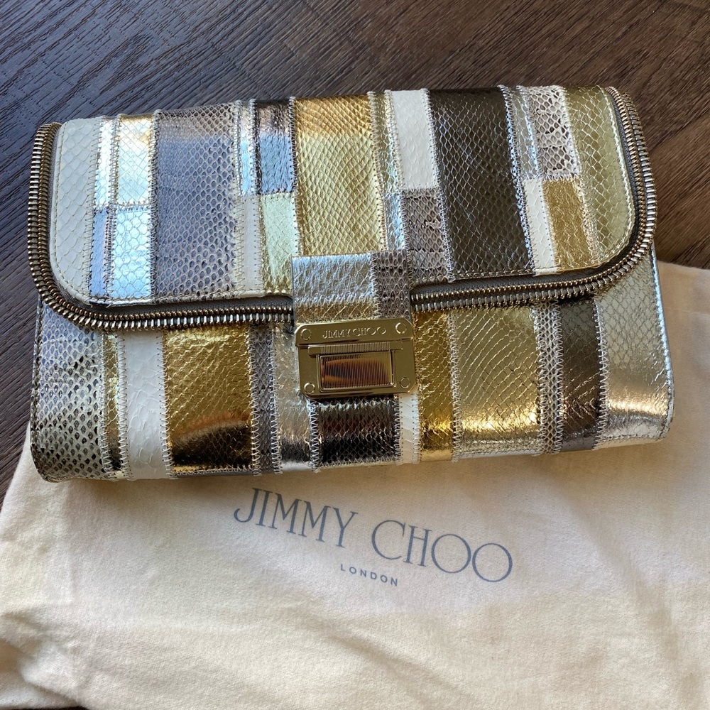 Jimmy Choo Snakeskin Bag